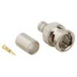 Zástrčka BNC vidlice přímý 75Ω RG-6 krimpovací na kabel POM