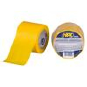 Páska: elektroizolační W: 50mm L: 10m Thk: 0,19mm žlutá max.80°C
