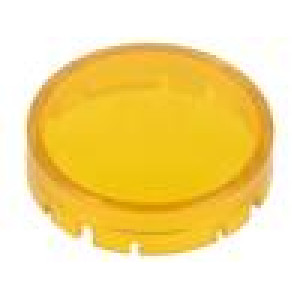 Actuator lens RONTRON-R-JUWEL yellow transparent H: 6mm