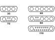 Speciální D-Sub PIN: 5(5+0) zástrčka zásuvka na kabel 250V
