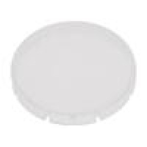 Actuator lens RONTRON-R-JUWEL white transparent opal Ø19.7mm