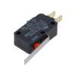 Mikrospínač SNAP ACTION s páčkou SPDT 16A/250VAC 0,6A/125VDC