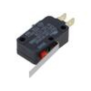 Mikrospínač SNAP ACTION s páčkou SPDT 16A/250VAC 0,6A/125VDC