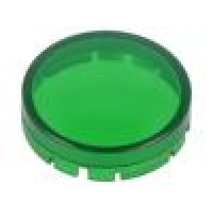 Actuator lens RONTRON-R-JUWEL green transparent H: 6mm