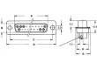 D-Sub PIN: 15 zásuvka na kabel Provedení: bez kontaktů B: 7,9mm