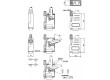 Kryt pro konektory D-Sub HD 15pin, D-sub 9pin UNC4-40