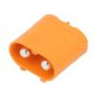 Zásuvka napájecí DC LC vidlice PIN: 2 na PCB THT oranžová 40A