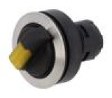 Přepínač: otočný 22mm Stab.pol: 1 ano IP65 pol: 2 Otv: Ø22,3mm