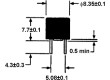 Pojistka tavná zpožděná 1,6A 250VAC rozteč 5,08mm