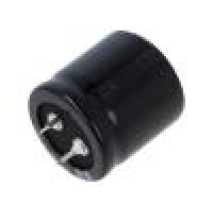 Kondenzátor: elektrolytický SNAP-IN 220uF 400VDC Ø30x30mm