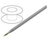 Vodič ELITRONIC® LIYCY 4x0,5mm2 PVC šedá 250V CPR: Eca