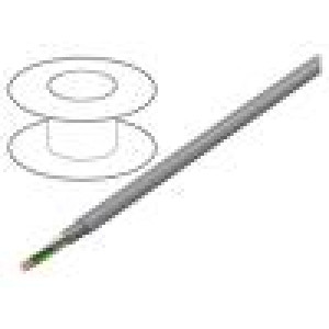Vodič ELITRONIC® LIYCY 7x0,14mm2 PVC šedá 250V CPR: Eca