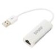 Adaptér USB na Fast Ethernet USB 2.0 PnP bilá