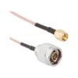 N,SMA RG316 Kabel: koaxiální 0,406m vidlice vidlice přímý