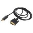 Kabel DisplayPort vidlice,DVI-D (24+1) vidlice Dél: 3m černá