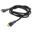 Kabel HDMI 1.4 HDMI vidlice,z obou stran Dél: 2m černá 30AWG