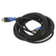 Kabel HDMI 1.4 HDMI vidlice,z obou stran Dél: 5m černá 30AWG