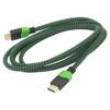 Kabel HDMI 2.0 HDMI vidlice,z obou stran textilní Dél: 1,8m