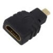 Adaptér HDMI 1.4 HDMI zásuvka,micro HDMI zástrčka černá