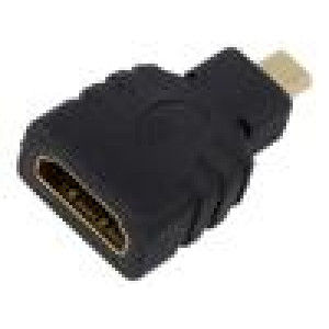 Adaptér HDMI 1.4 HDMI zásuvka,micro HDMI zástrčka černá