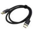 Kabel DisplayPort 1.4 DisplayPort vidlice,z obou stran 1m