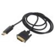 Kabel DisplayPort vidlice,DVI-D (24+1) vidlice Dél: 1,8m