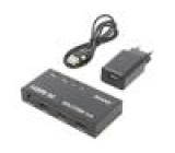 Rozbočovač černá Vst: DC zásuvka,HDMI zásuvka