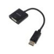 Adaptér DisplayPort vidlice,DVI-I (24+5) zásuvka 0,2m černá