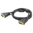 Kabel dual link DVI-D (24+1) vidlice,z obou stran Dél: 1,8m