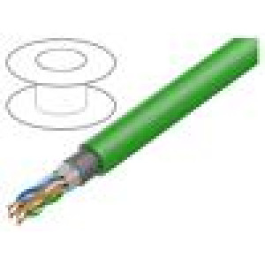 Vodič SF/UTP průmyslový Ethernet 6a lanko Cu 4x2x24AWG PVC