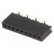 Zásuvka kolíkové zásuvka 9 PIN přímý 1,27mm SMT 1x9 1A 30mΩ