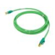 Patch cord S/FTP 6a FRNC zelená 1m RJ45 vidlice,z obou stran