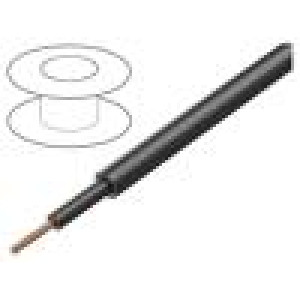 Vodič: napájecí ÖLFLEX® FD 90 1x10mm2 PVC černá lanko Cu 9mm