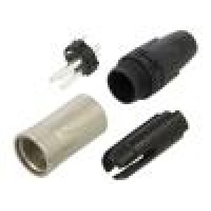 Zástrčka XLR vidlice PIN: 3 přímý na kabel pájení 16A 14AWG