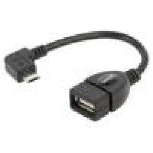 Kabel OTG,USB 2.0 černá
