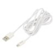 Kabel USB 2.0 USB A vidlice,USB B micro vidlice 2m bílá 2,1A