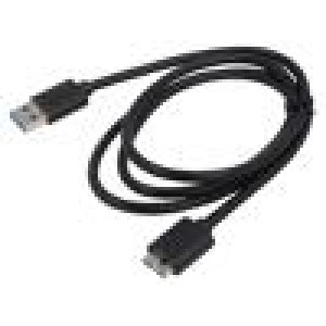 Kabel USB 3.0,USB 3.1 USB A vidlice,USB B micro vidlice 1m