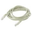 Patch cord U/UTP 5e šedá 3m RJ45 vidlice,z obou stran 26AWG