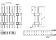 Kolíková lišta kolíkové vidlice PIN:20 patrové přímý 2,54mm