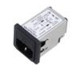 Konektor: napájecí AC zásuvka vidlice 1A 250VAC IEC 60320