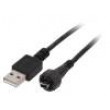 Kabel-adaptér USB A vidlice, mini USB B vidlice (těsná) IP67
