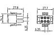 Konektor vodič-vodič zástrčka vidlice/zásuvka 6 PINUL94V-2