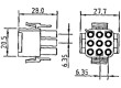 Konektor vodič-vodič zástrčka vidlice/zásuvka 9 PIN UL94V-2