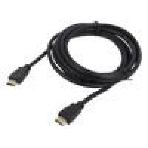 Kabel HDMI 1.4 HDMI vidlice,z obou stran Dél: 5m černá 30AWG