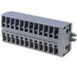 Svorkovnice póly:12 0,08÷2,5mm2 24A 800V Barva: šedá