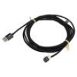 Kabel USB 2.0 USB C vidlice,USB C úhlová zástrčka 3m černá