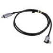 Kabel USB 2.0 USB C vidlice,USB C úhlová zástrčka 1m černá