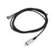 Kabel USB 2.0 USB C vidlice,USB C úhlová zástrčka 2m černá