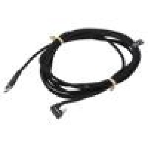 Kabel USB 2.0 USB C vidlice,USB C úhlová zástrčka 3m černá