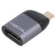 Adaptér USB 3.2 DisplayPort zásuvka,USB C vidlice zlacený